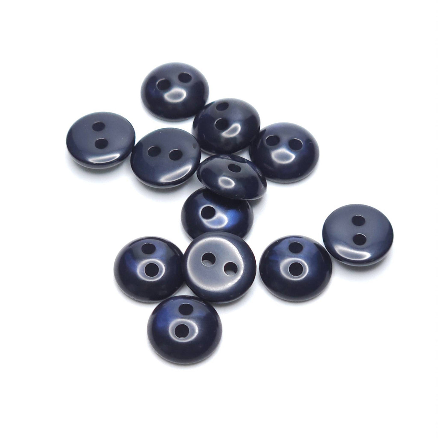 buttons 11mm black