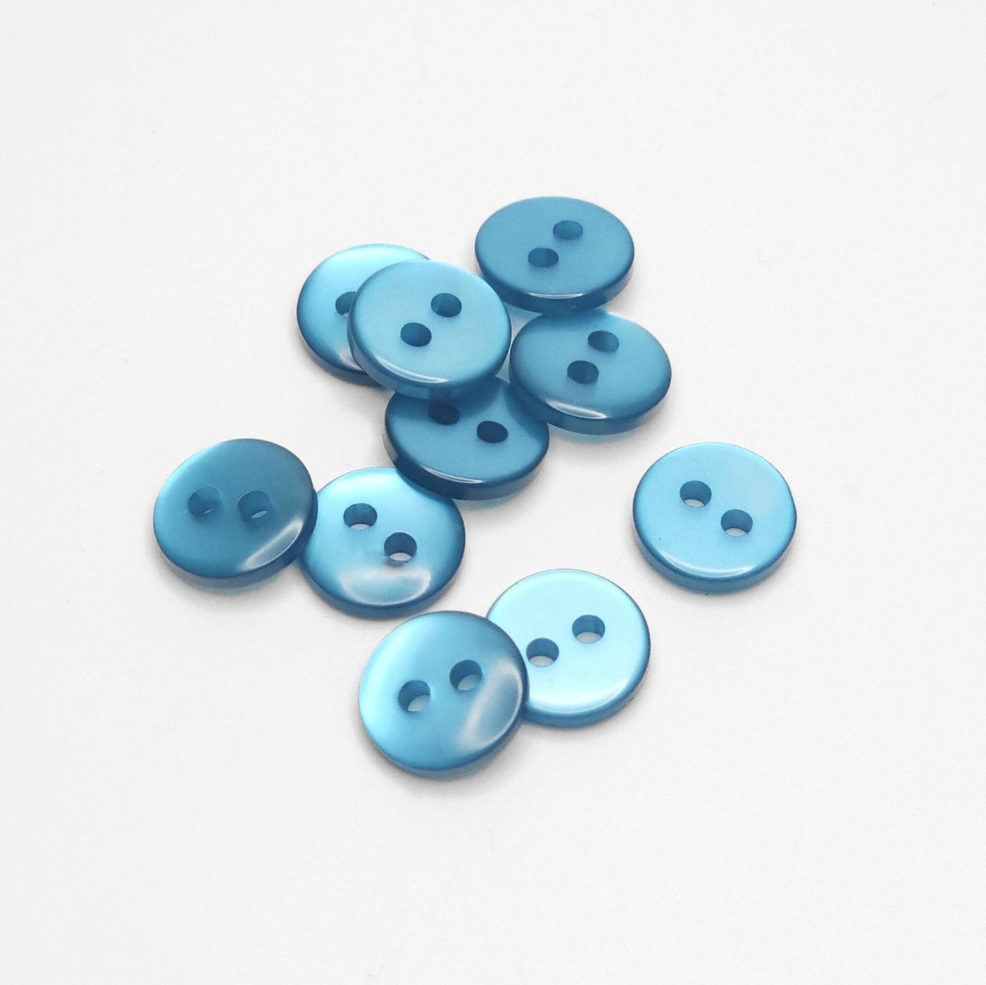 buttons blue 10mm