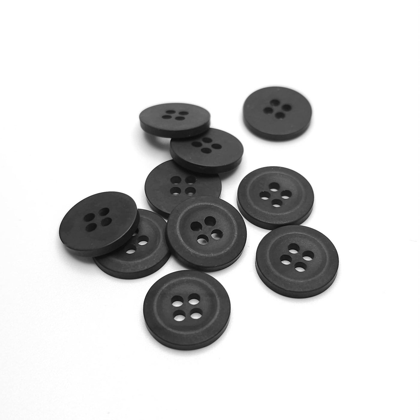 buttons 15mm black