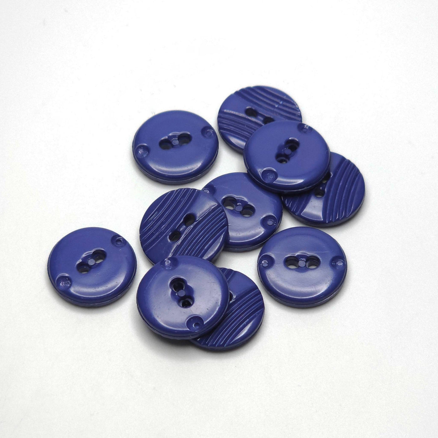 buttons blue 15mm