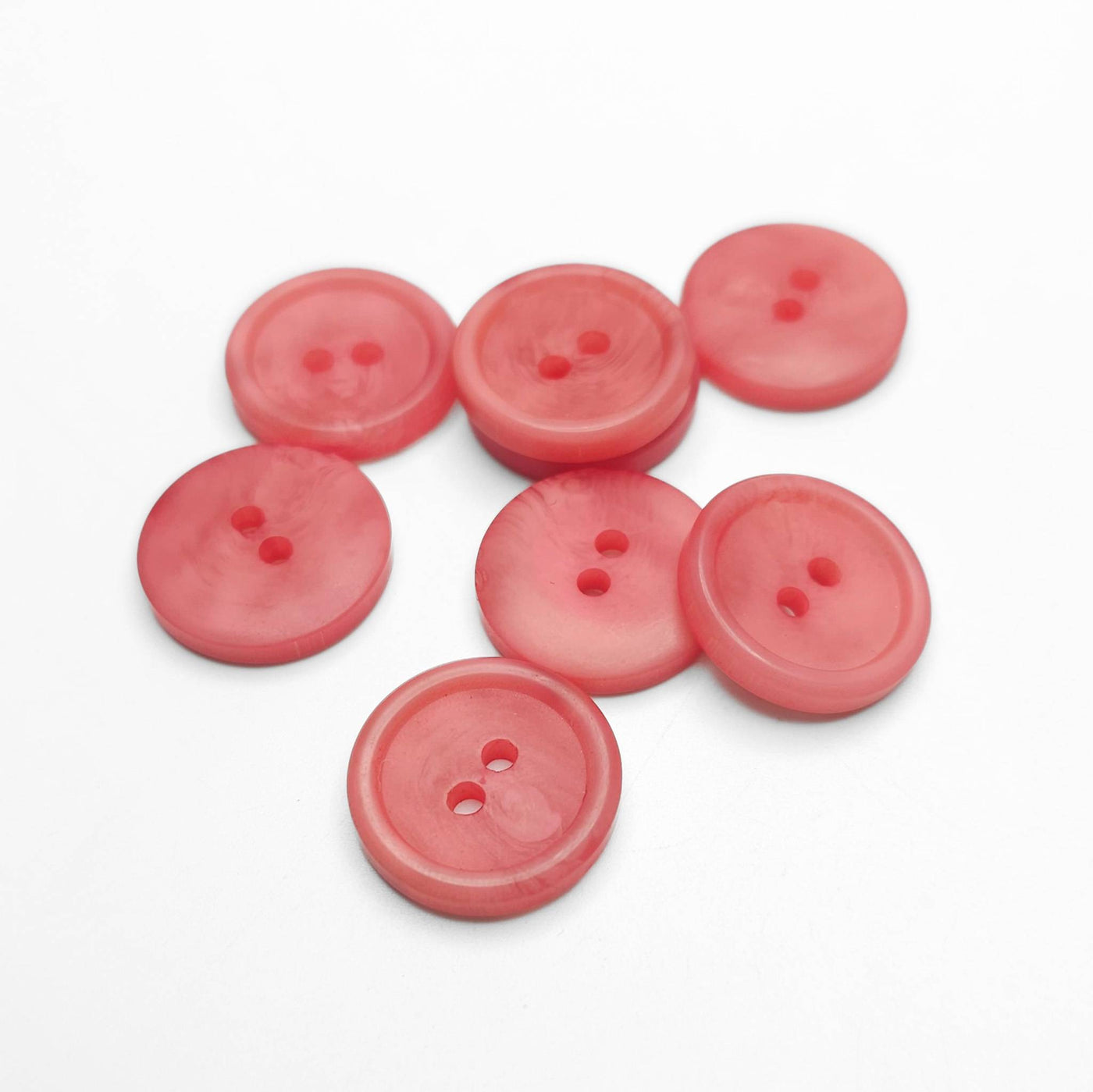 buttons pink 19mm
