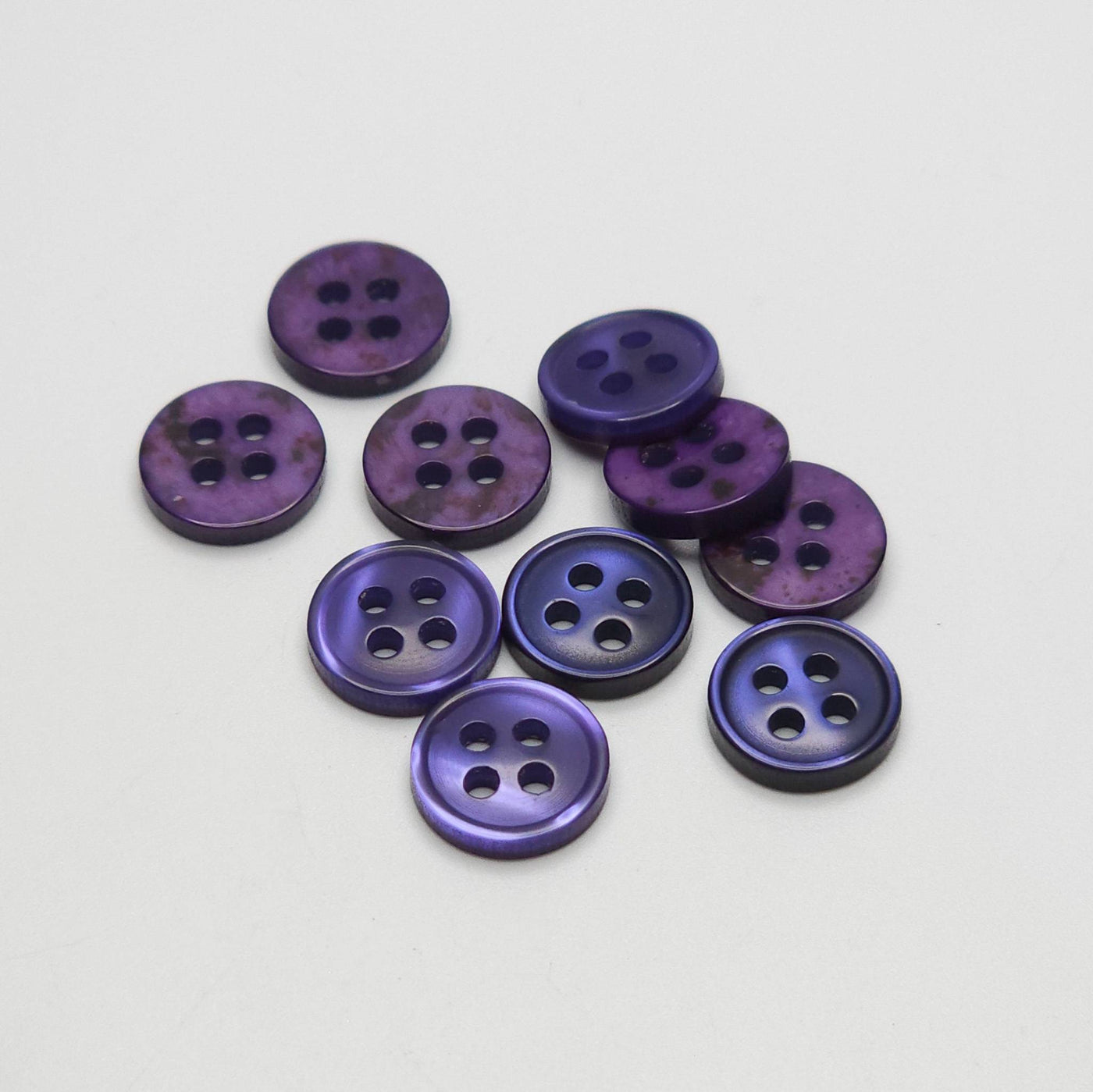 buttons purple 10 mm