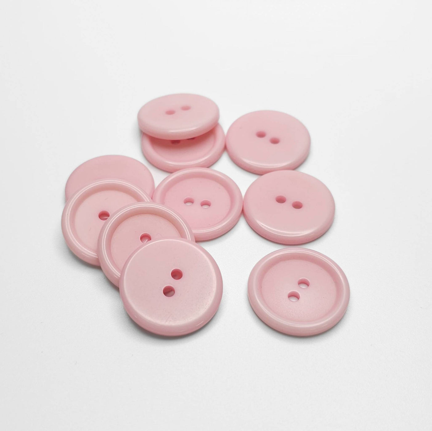 buttons 20mm pink