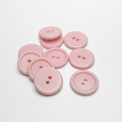 buttons 20mm pink