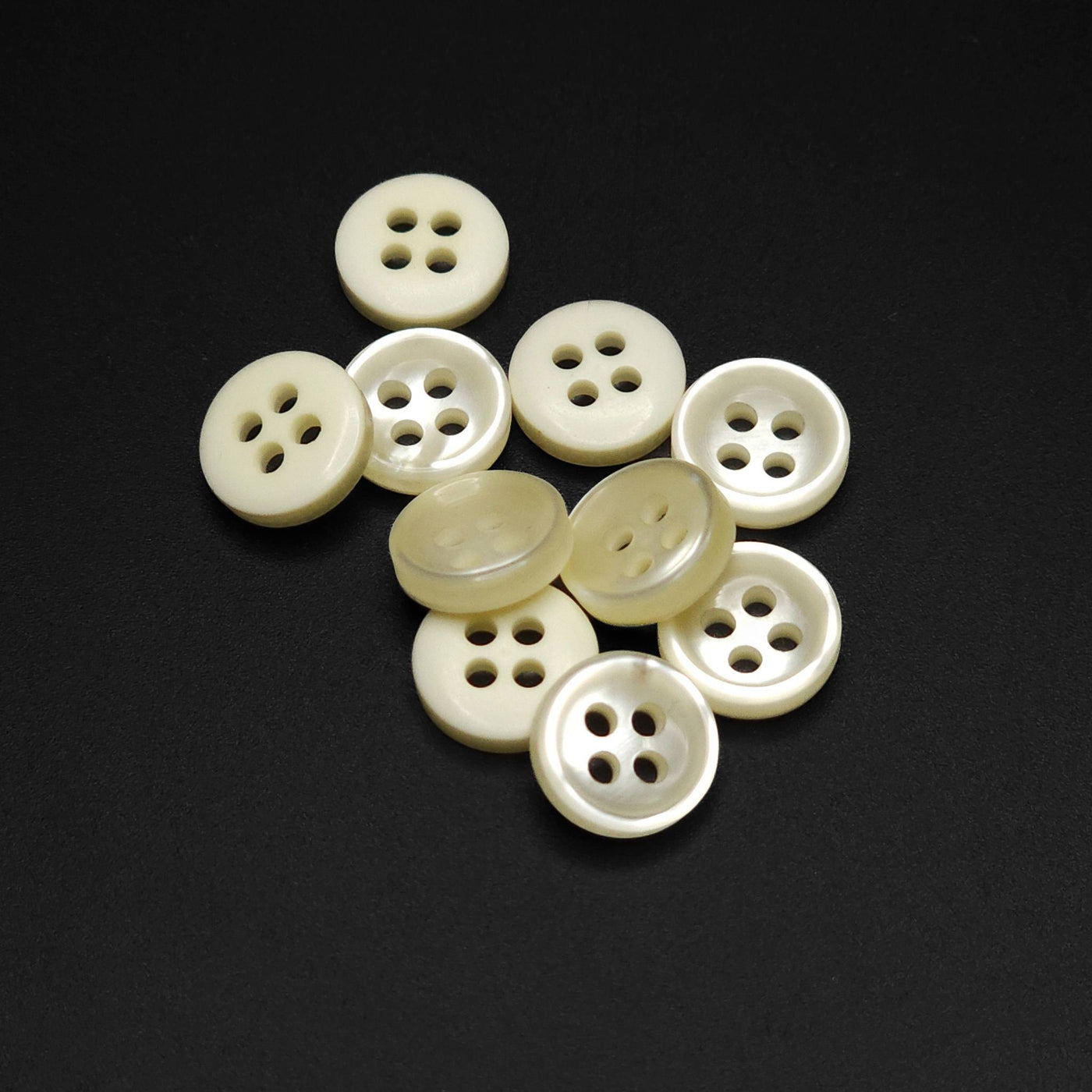 buttons yellow 10 mm