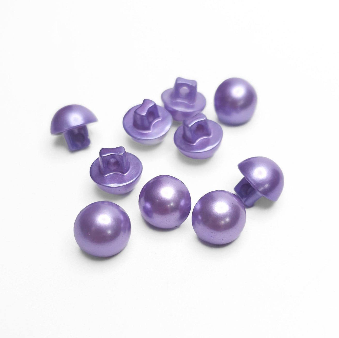 buttons 9mm purple