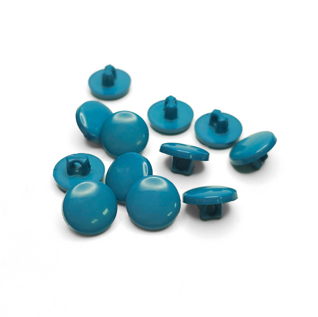 HARFINGTON Lot De 10 Boutons à Coudre Ronds Et Plats En Résine à 4 Trous Pour Manteaux, Couture, Vêtements Et Bricolage, 25 Mm, Rouge Foncé