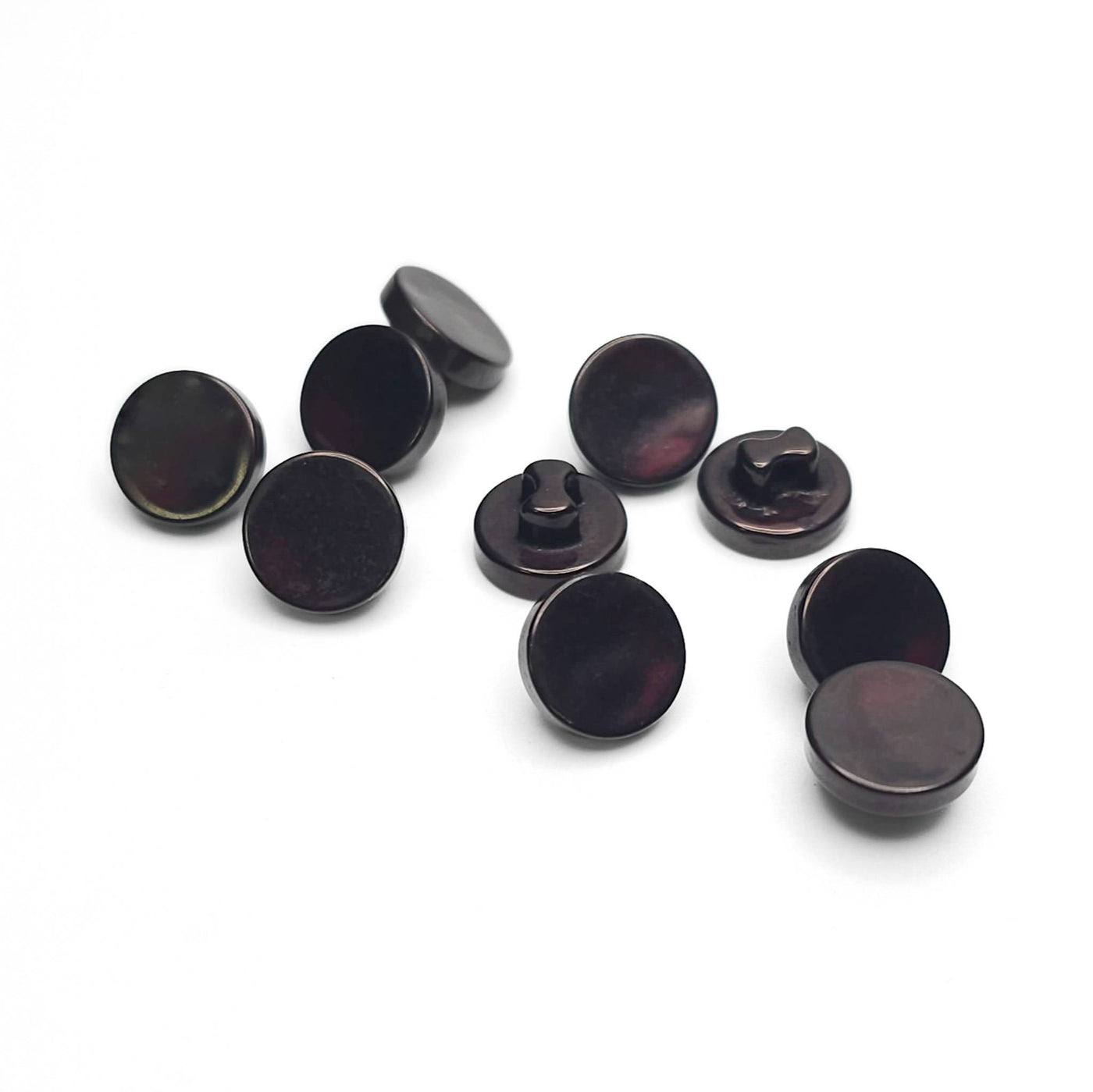 buttons black 10mm
