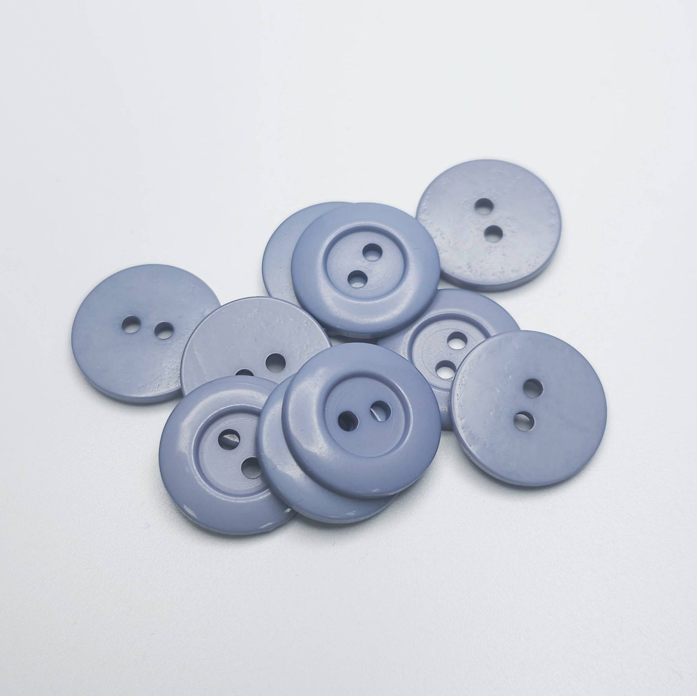 buttons blue 19mm