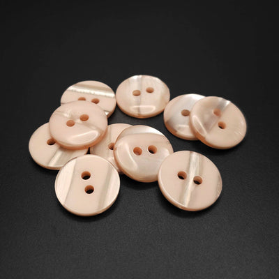 Buttons Pink Beige 14mm