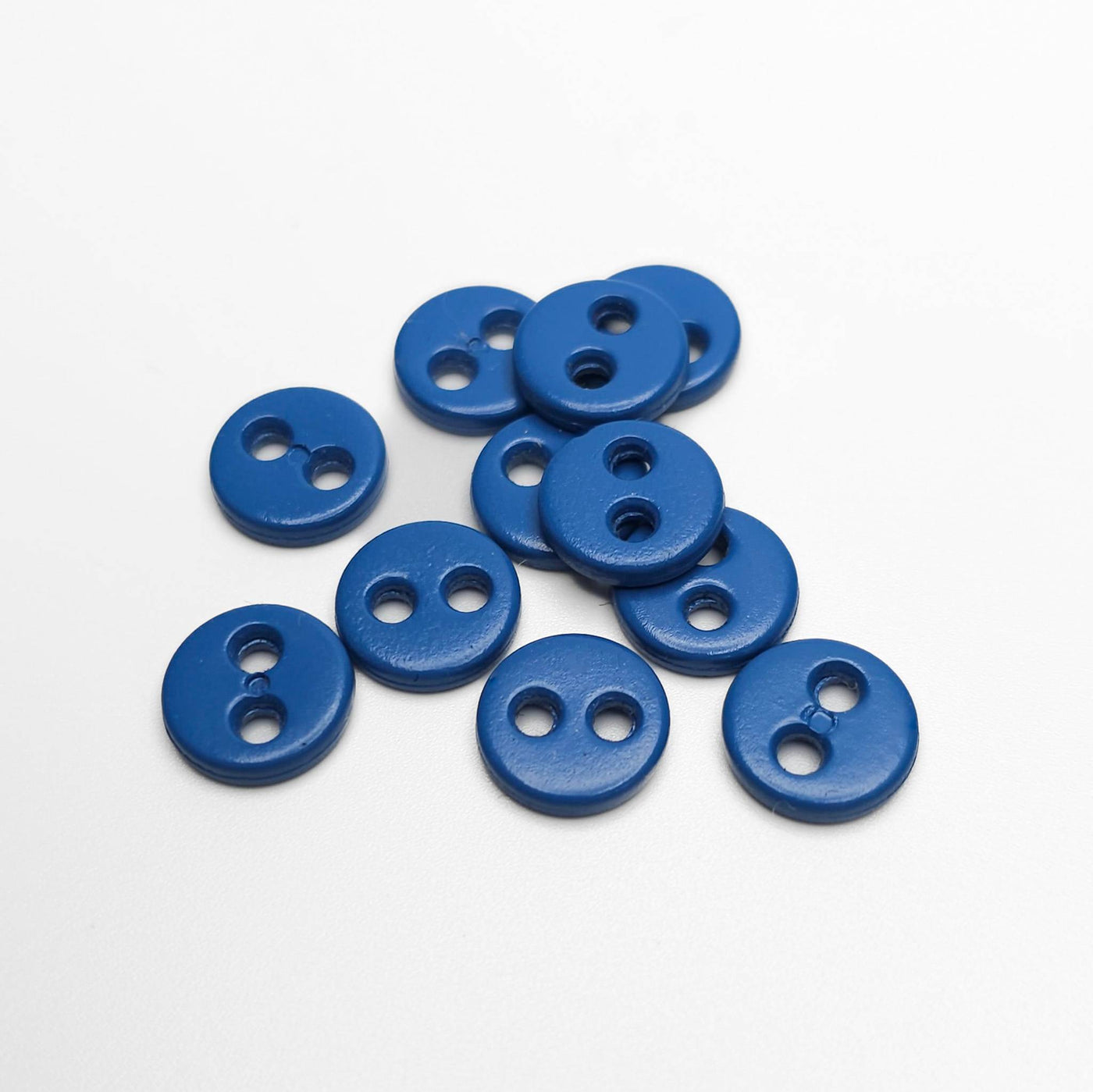 buttons 11mm blue