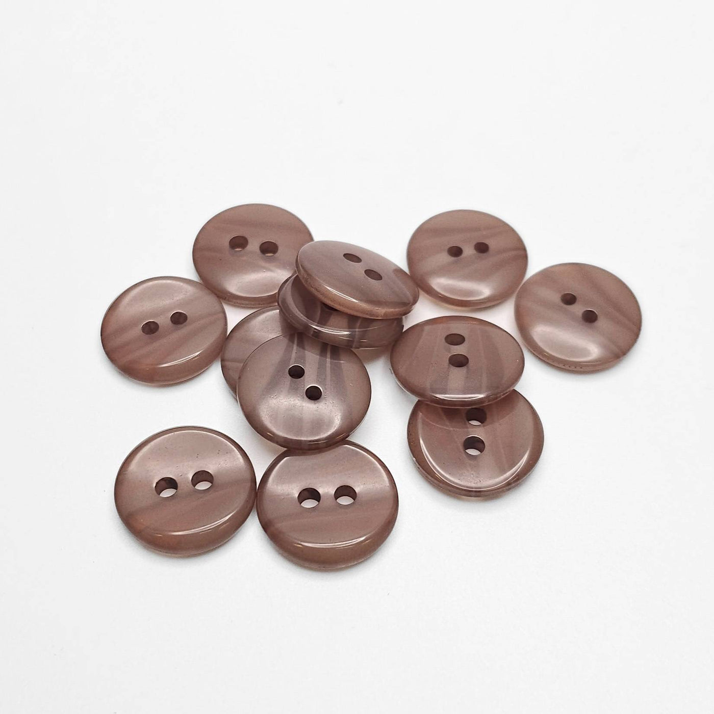 Buttons Brown 14mm