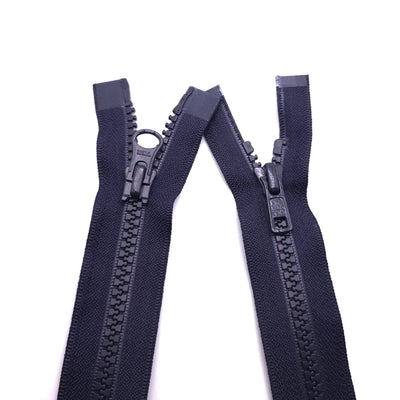 Open-End Zipper | Plastic | 2 Ways  | 32" - 81.5 cm | Navy