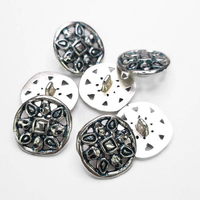 Buttons Silver 20 mm 