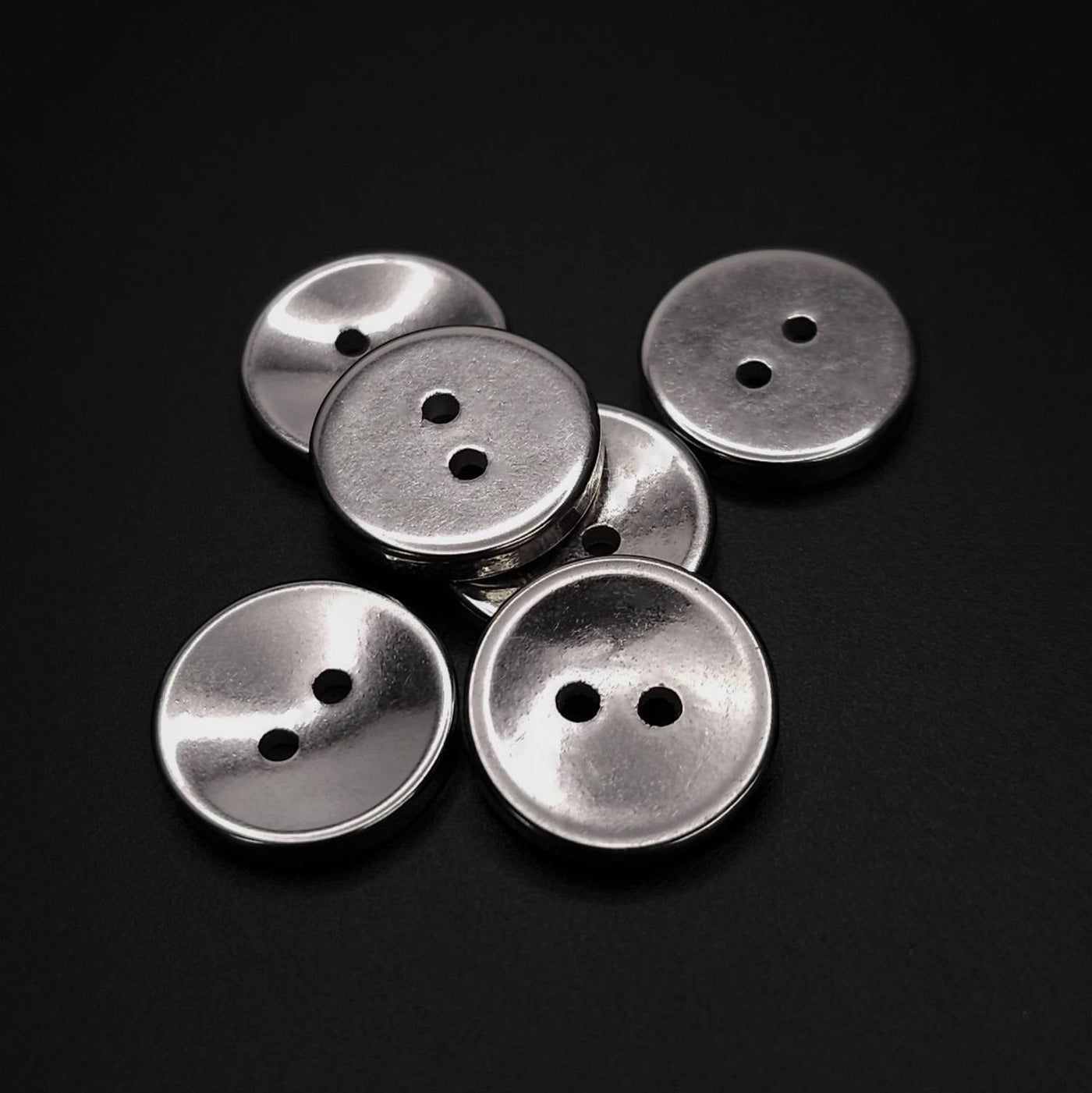 Buttons Silver 15 mm