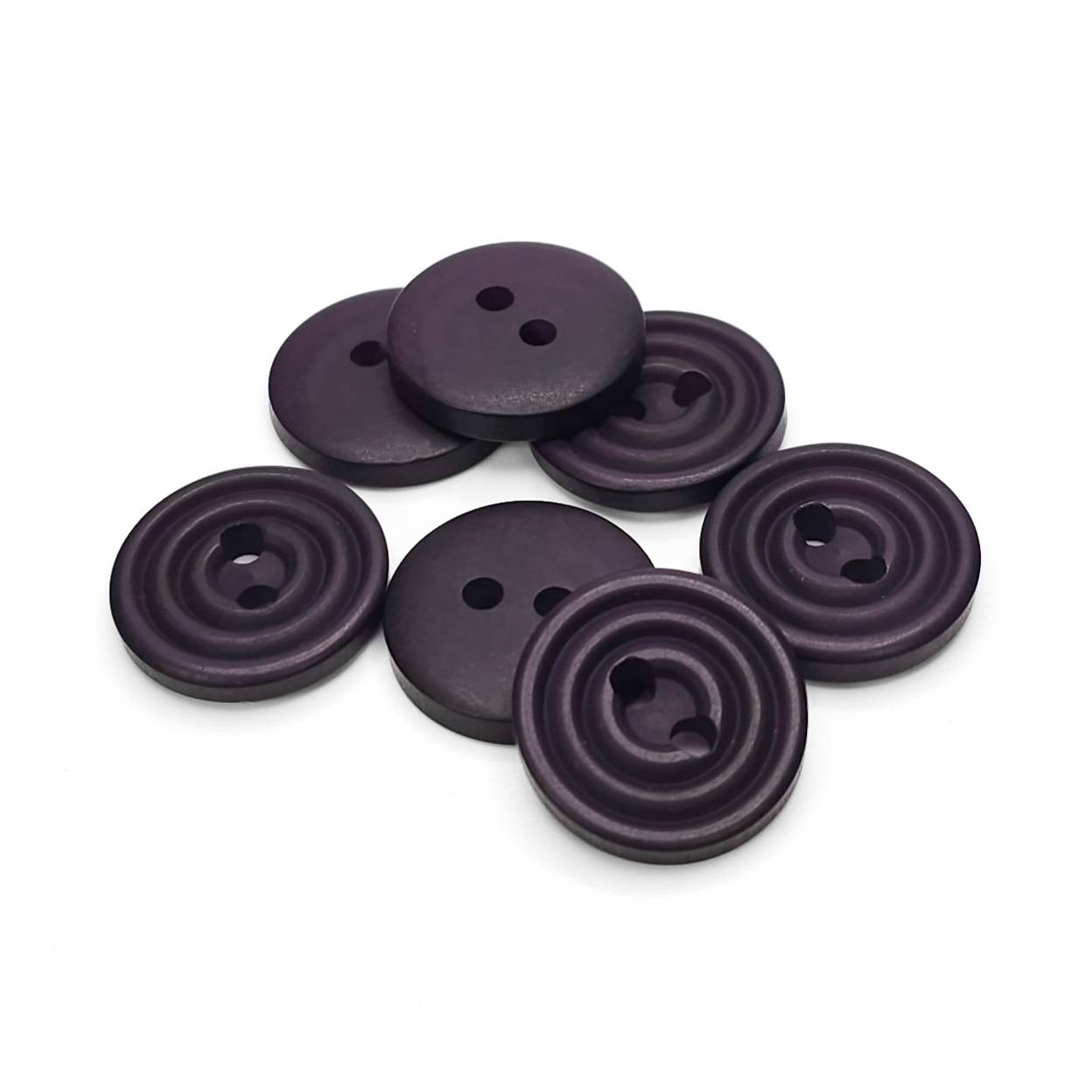 Buttons Dark Purple 15 mm