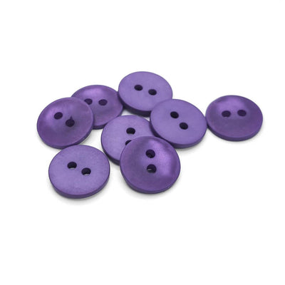 Buttons Purple 12 mm