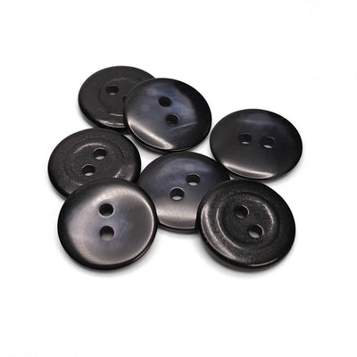 Buttons Black 15 mm