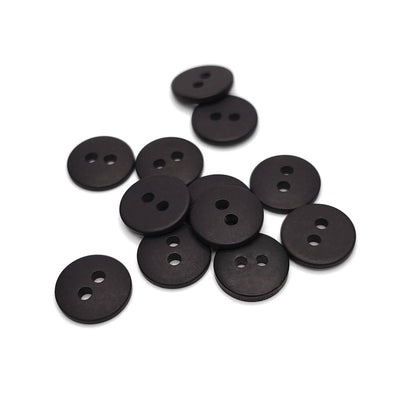 Buttons Ink Black 12 mm