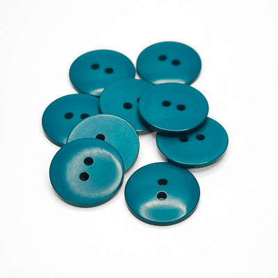 Buttons Teal Blue 19 mm