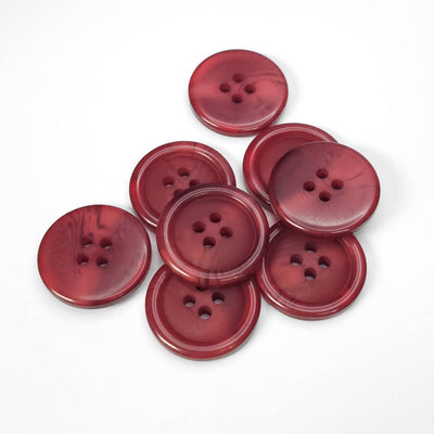 Buttons Red 20 mm