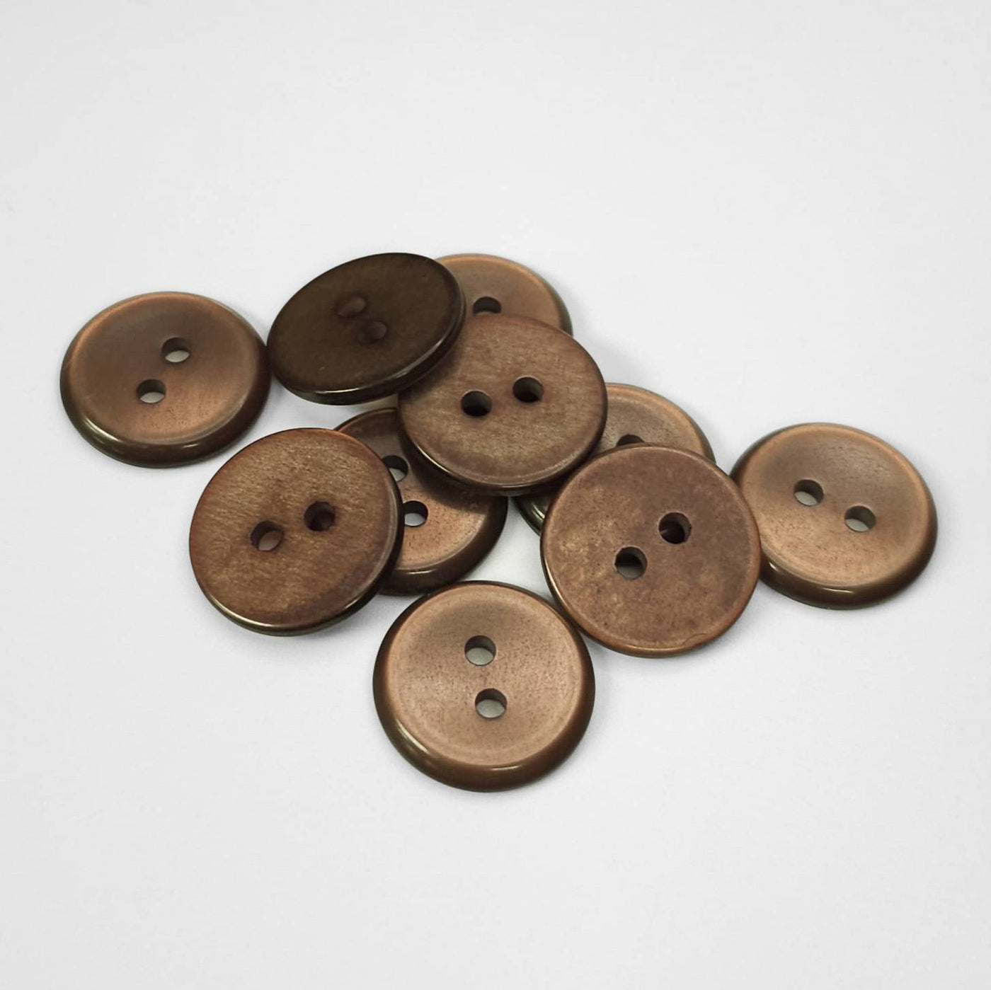 Buttons Brown 14 mm