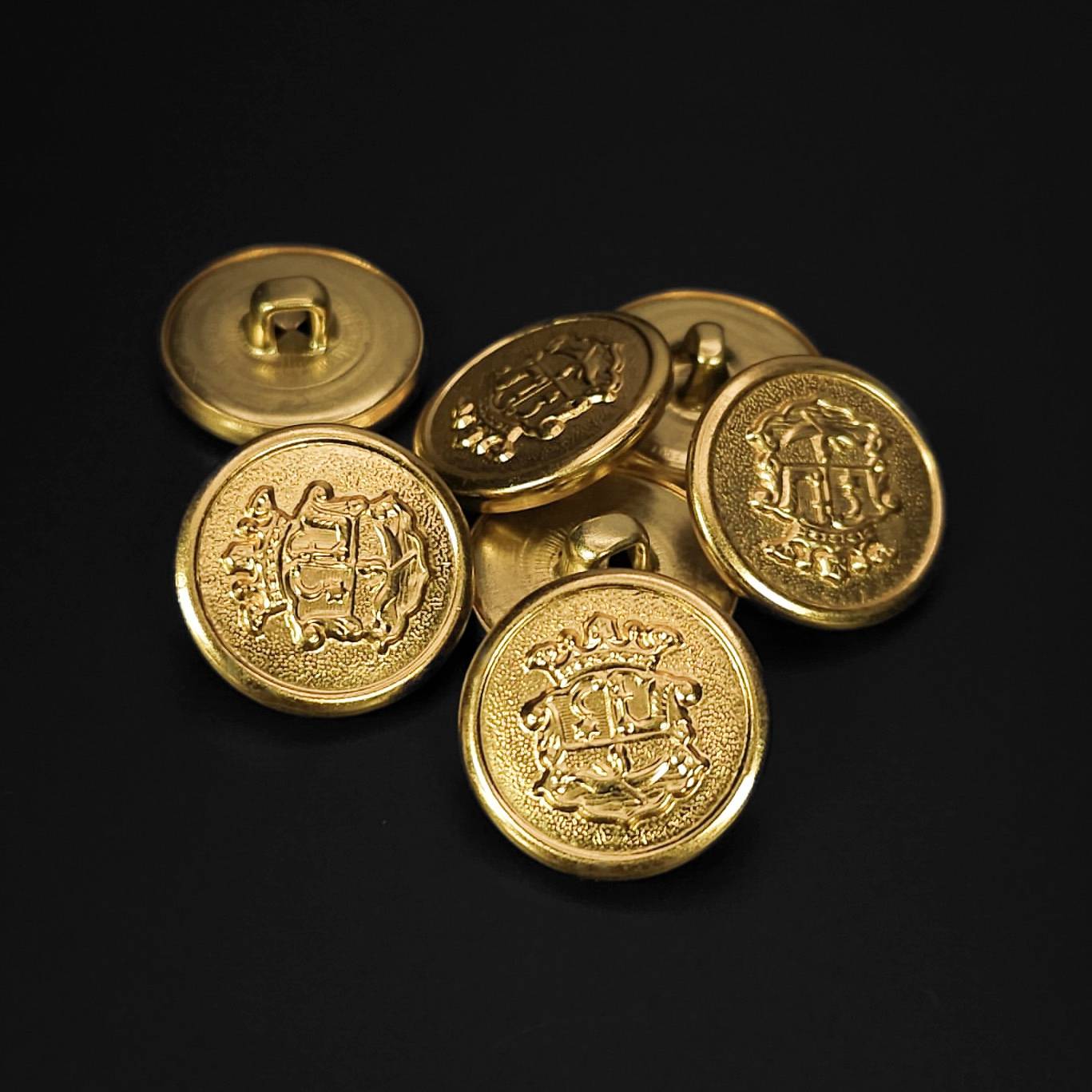 Buttons Gold 18 mm