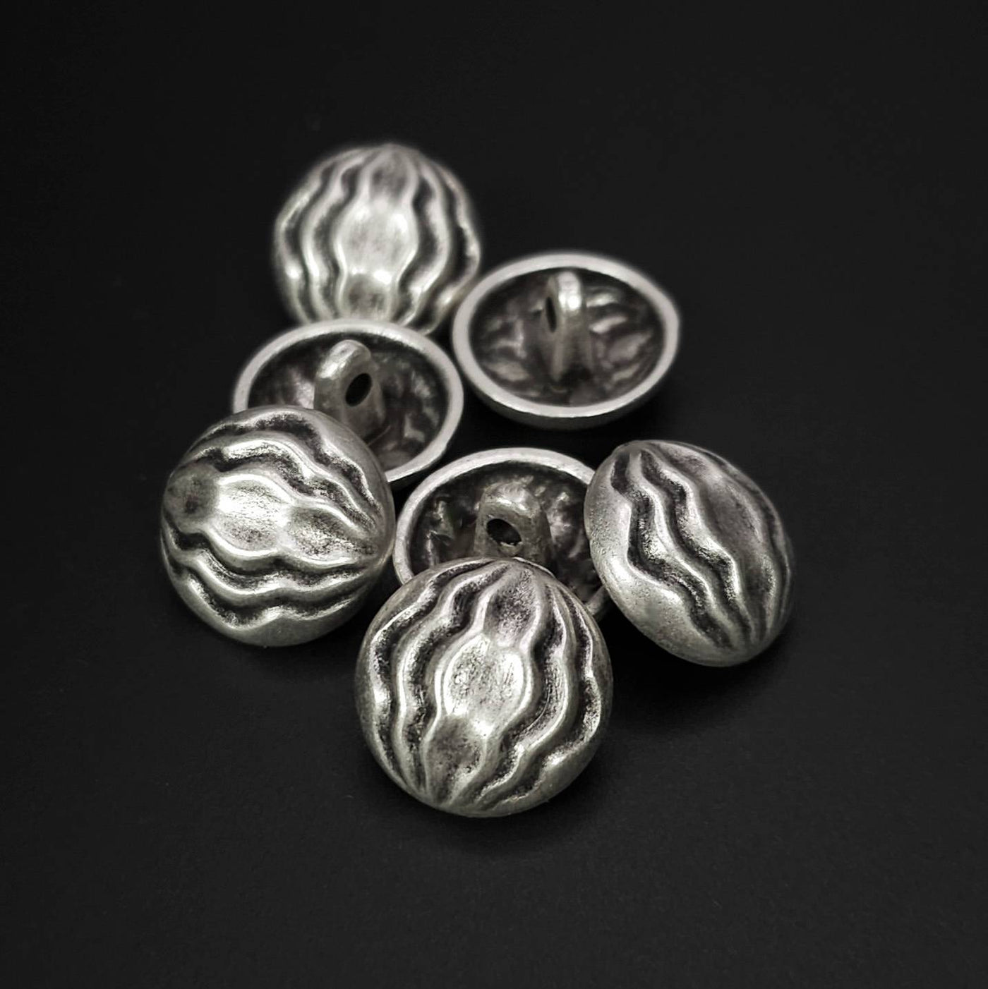 Buttons Silver 15 mm 