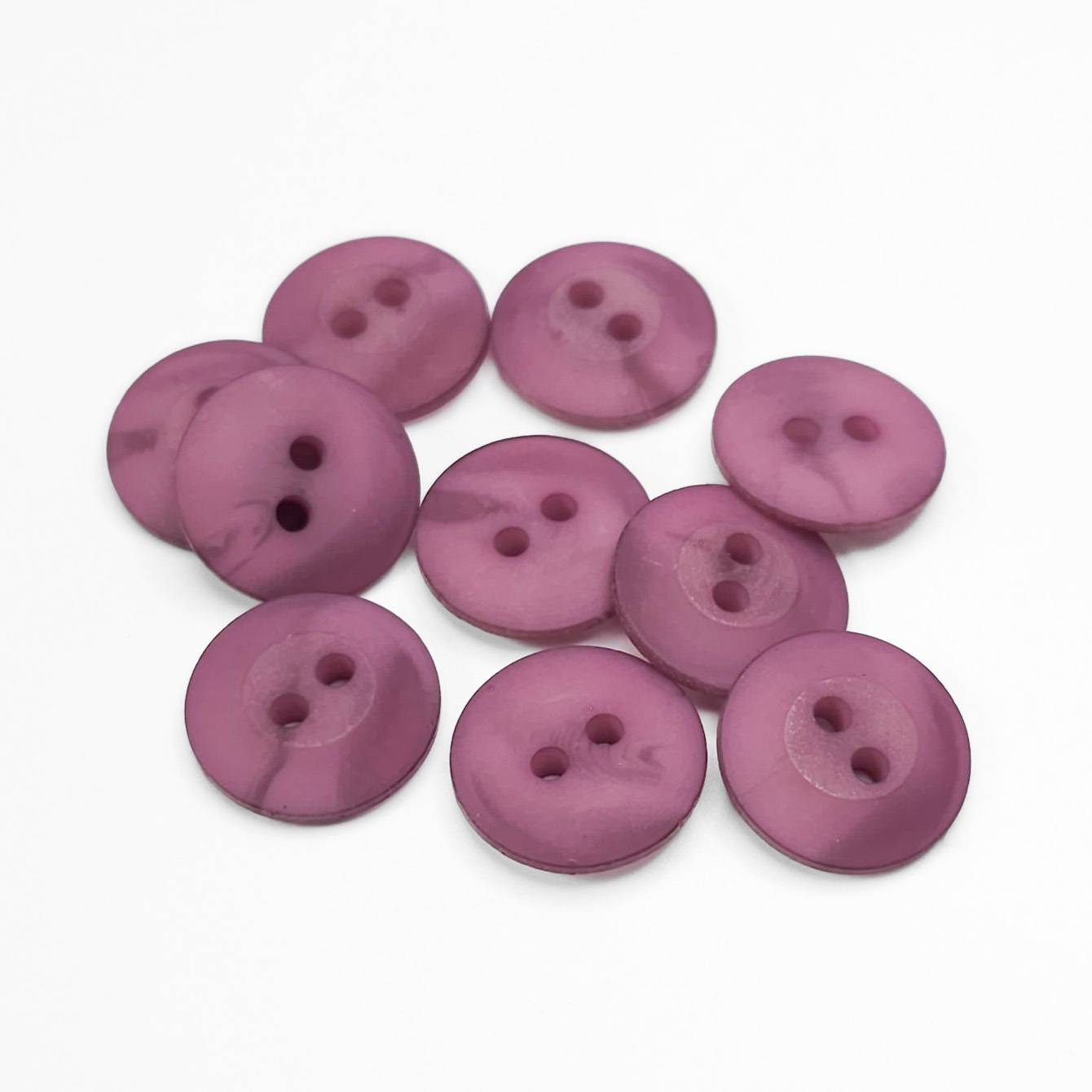 Buttons Dusty Purple 15 mm