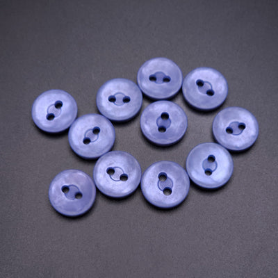 buttons 10 mm purple blue