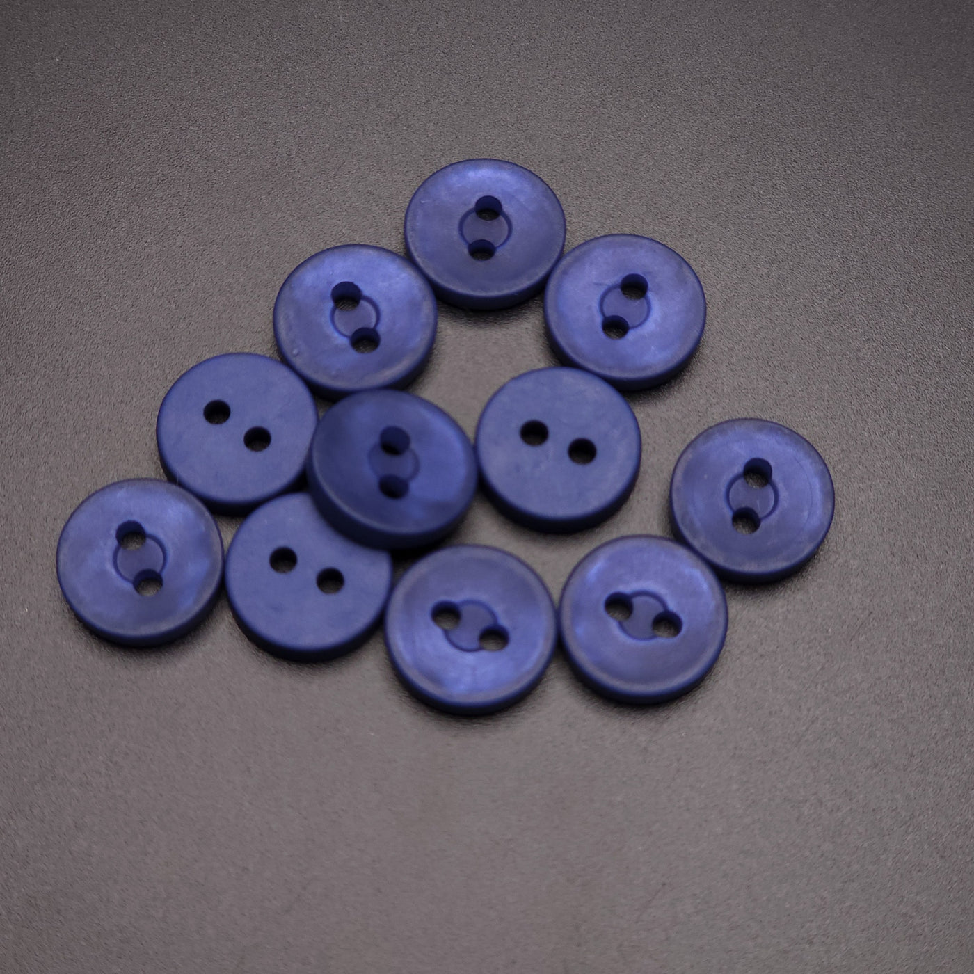 buttons 10 mm - royal blue