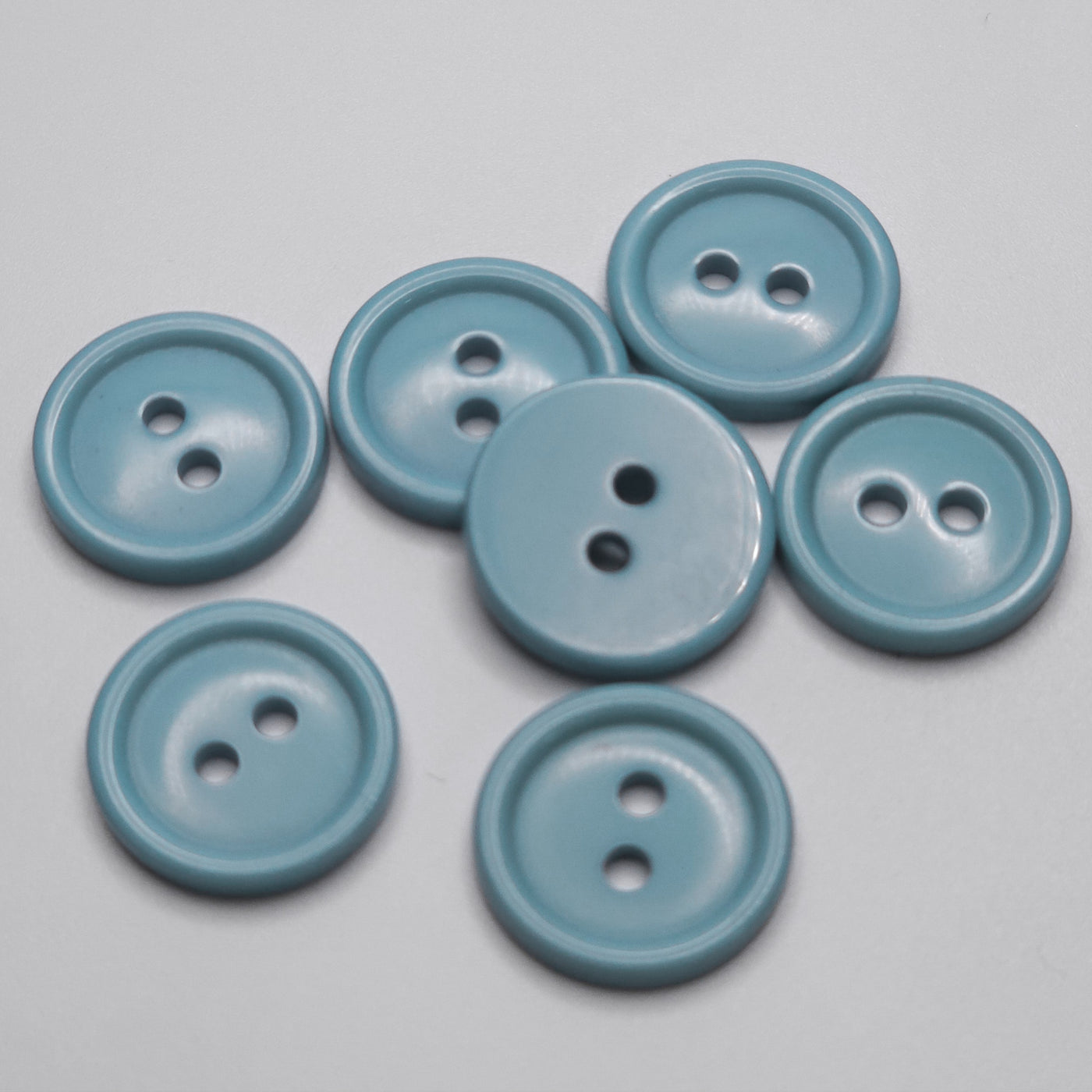 Buttons 14 mm - Steel Blue