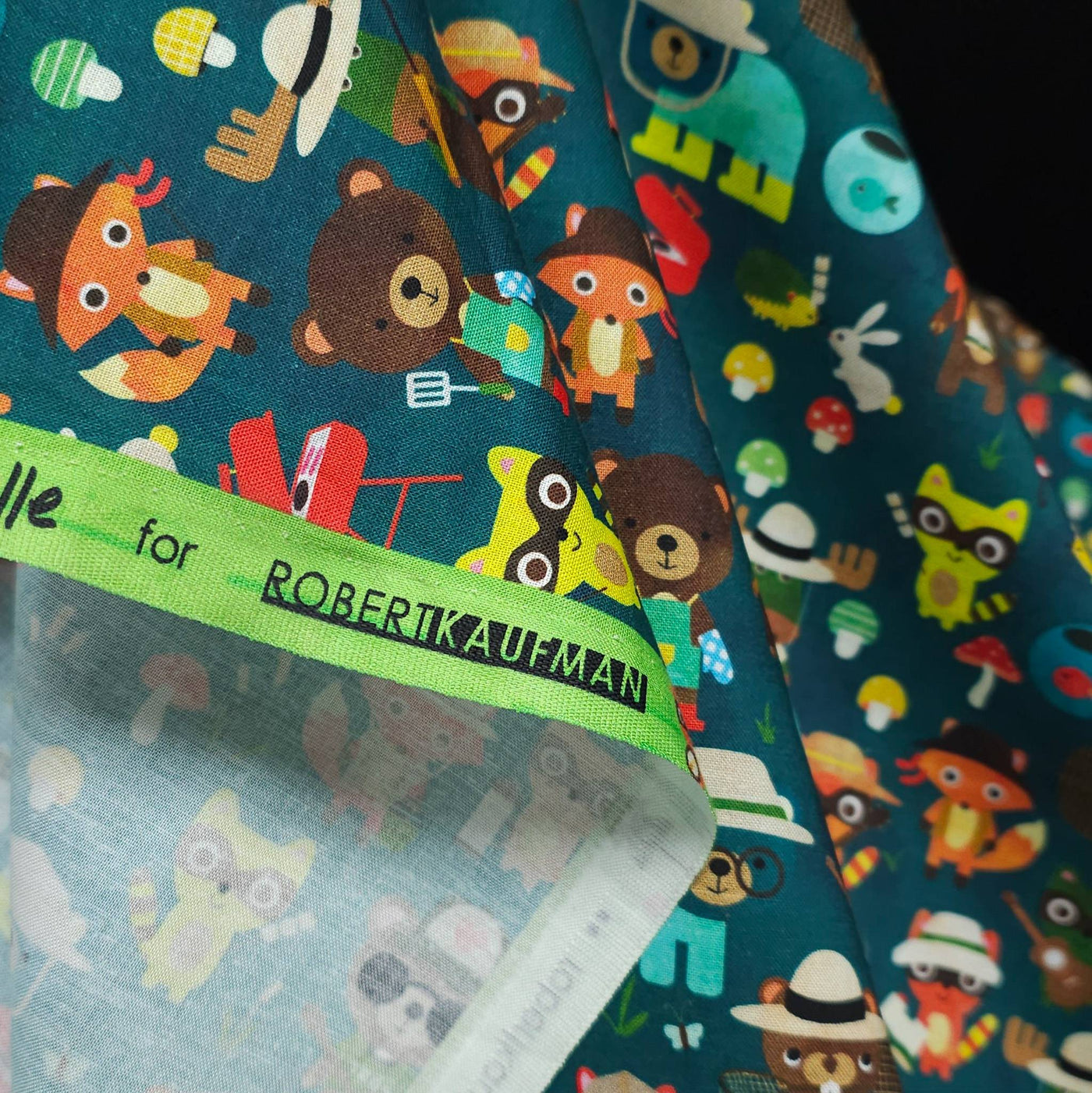 100% Cotton | Campground Critters | Robert Kaufman