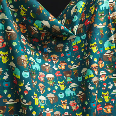 100% Cotton | Campground Critters | Robert Kaufman
