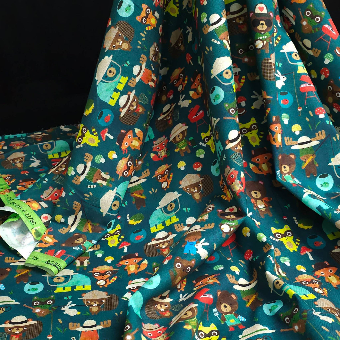 100% Cotton | Campground Critters | Robert Kaufman