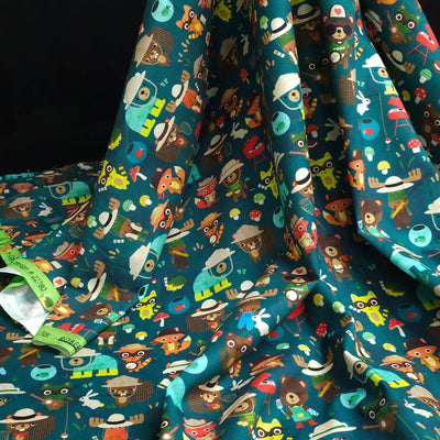 100% Cotton | Campground Critters | Robert Kaufman