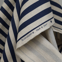 Sevenberry Canvas | Natural Stripes | Robert Kaufman
