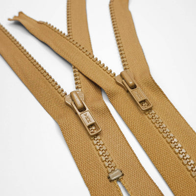 YKK | Closed End Zipper | Molded Plastic | Caramel yellow | #5 | 10 1/2'' - 26.5 cm