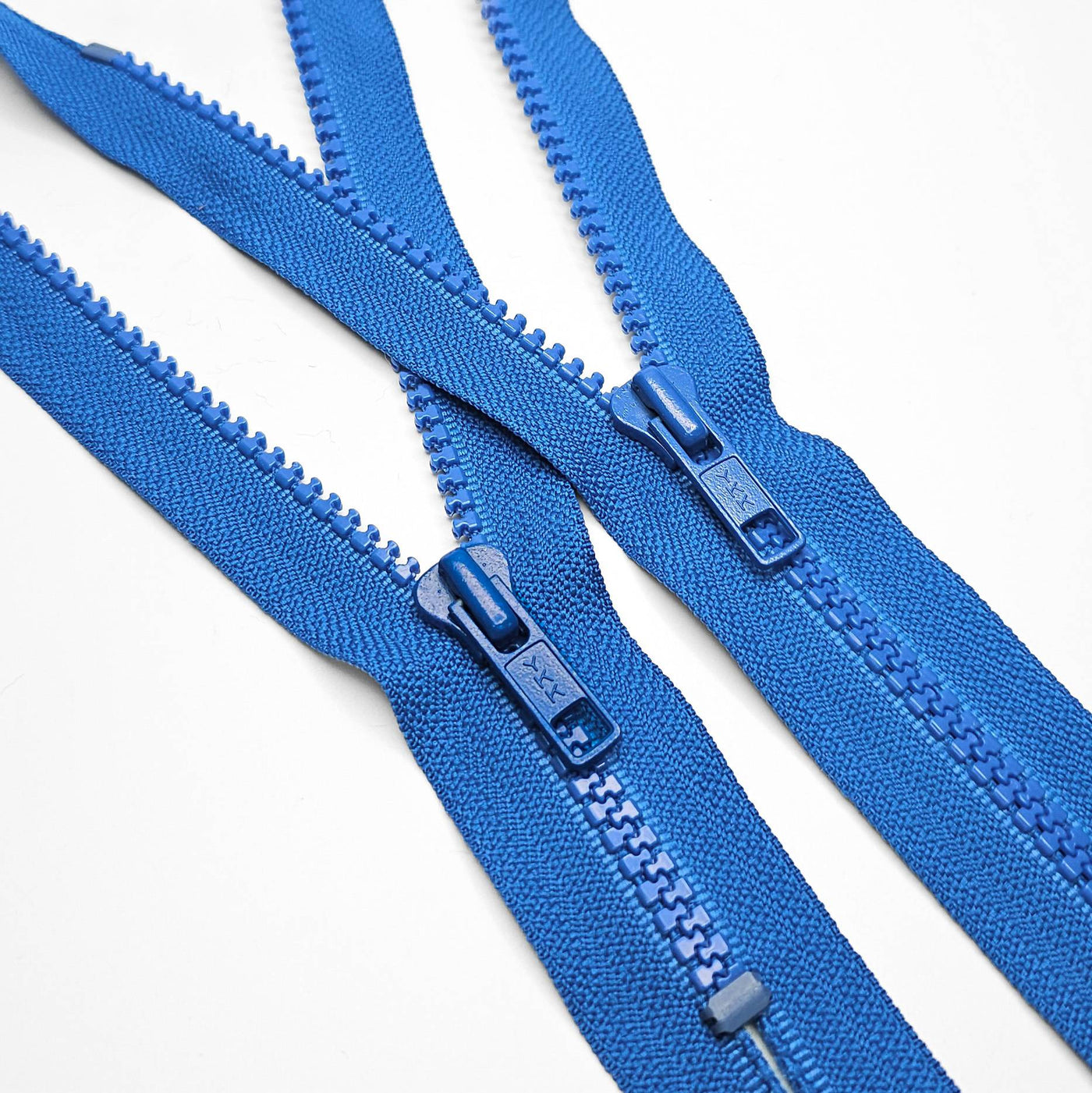 YKK | Closed End Molded Zipper | Molded Plastic | Blue | #5 | 8 3/4'' - 22 cm