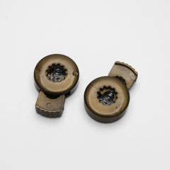 Cord Locks | 8 mm | 2 Pieces | Antique Gold