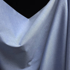 Tissu Oxford Bleu Pâle | Tissé Teint | 100% Coton