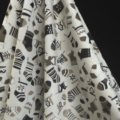 100% Cotton | Holiday Charms | White | Robert Kaufman