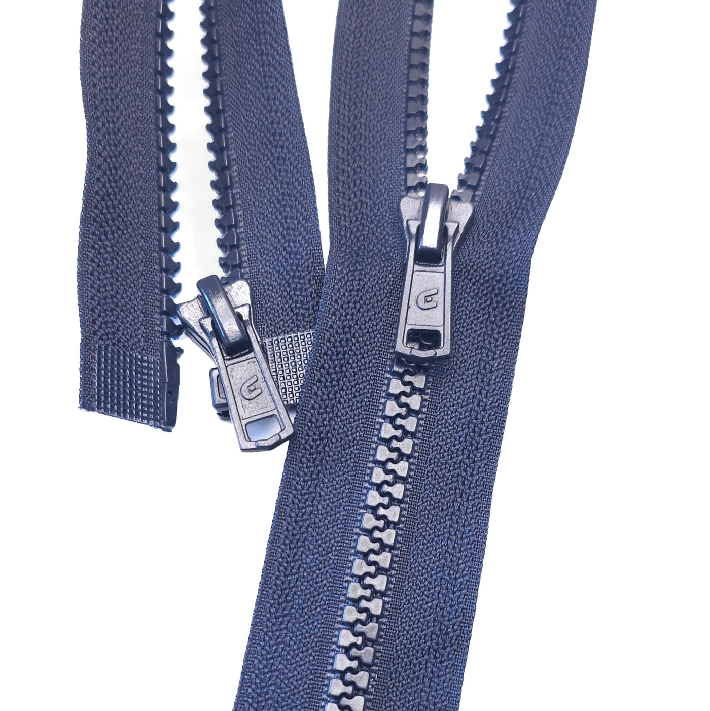 COSTUMAKERS |  Open End Zipper | Molded Plastic | #5 | Navy