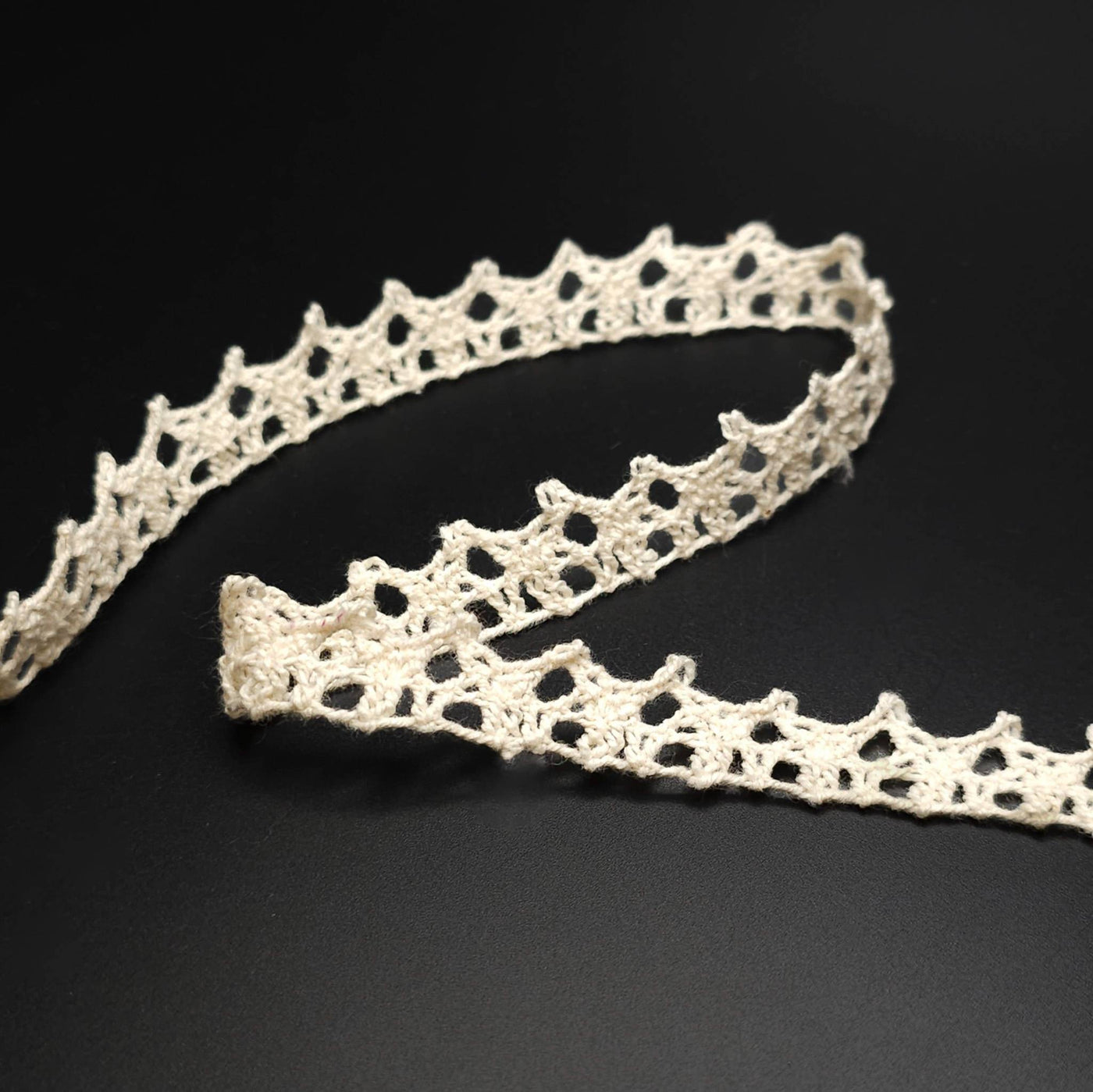 Cotton Lace Trim | 12 mm - 3/8"