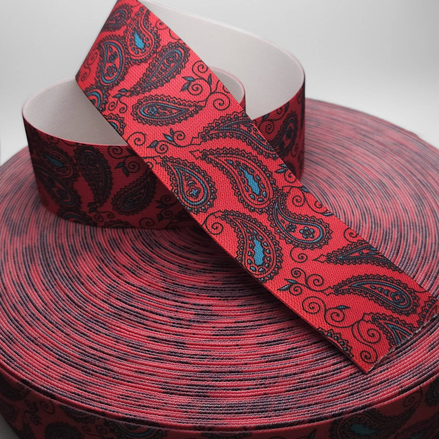 Strong Waistband Elastic  | 50 mm - 2" | Red | Pasley