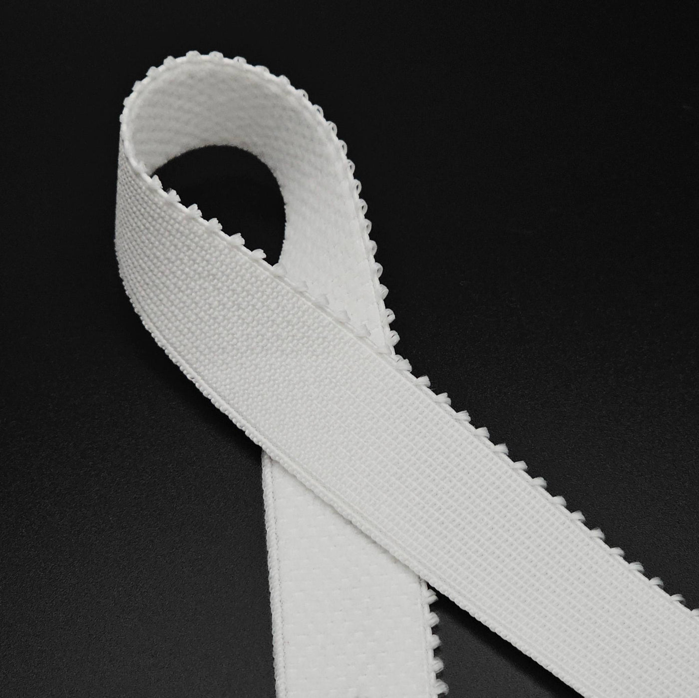 Bra Strap Elastic | Plush Back | Picot Edge | 18 mm, 3/4"