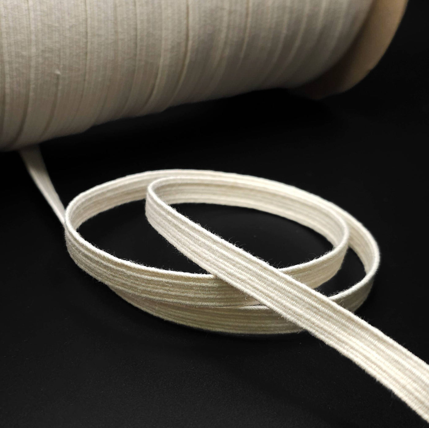 Cotton Braided Elastic | 8 mm
