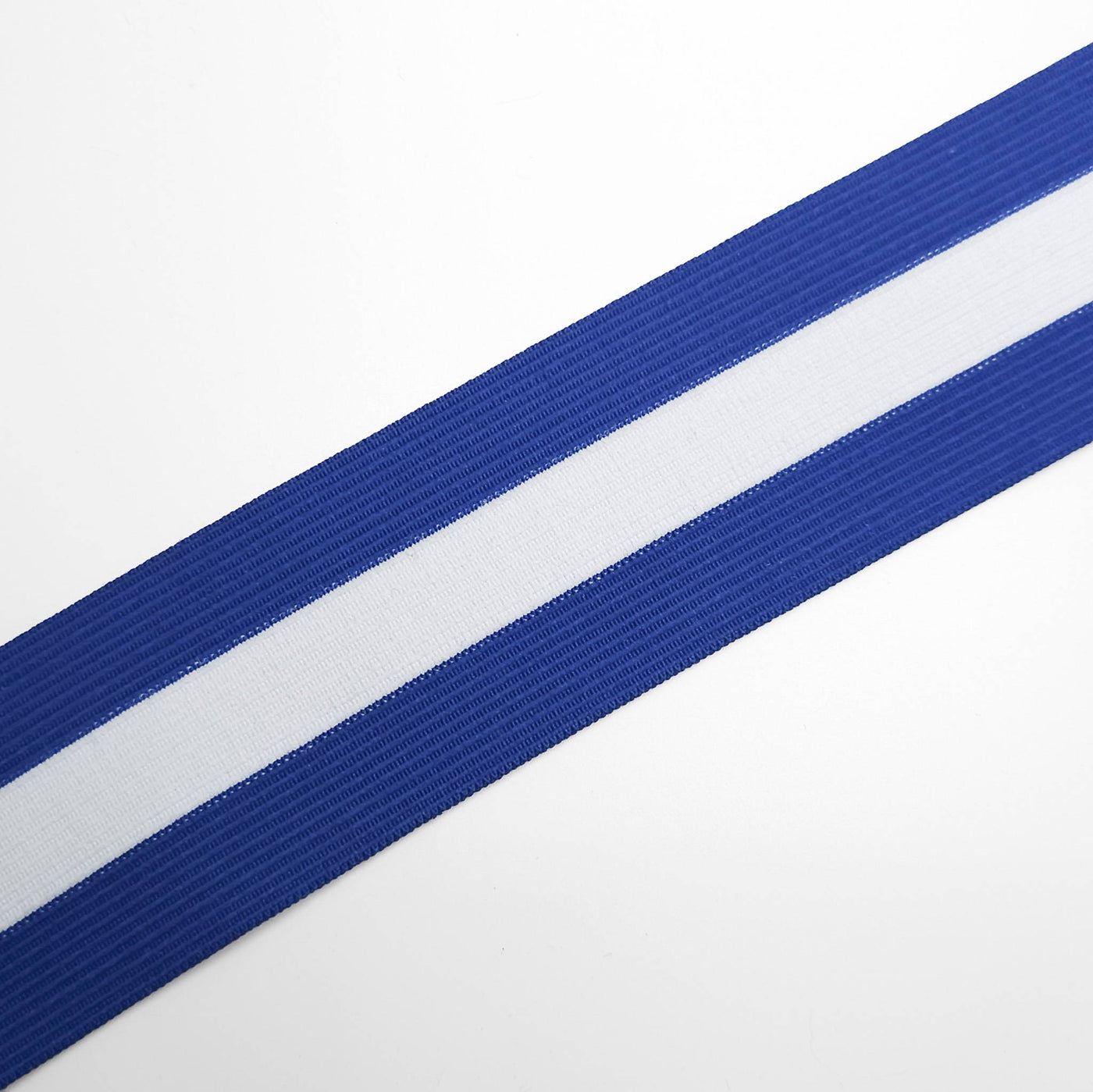 Retro Striped Waistband Elastic | Blue & White