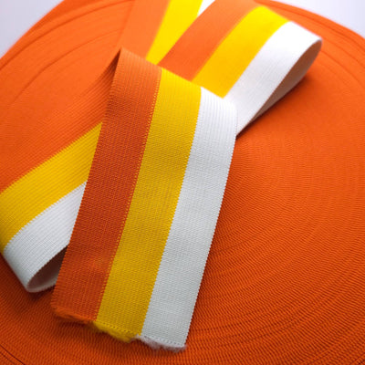 Vintage Sunset Waistband Elastic | Orange, Yellow & White