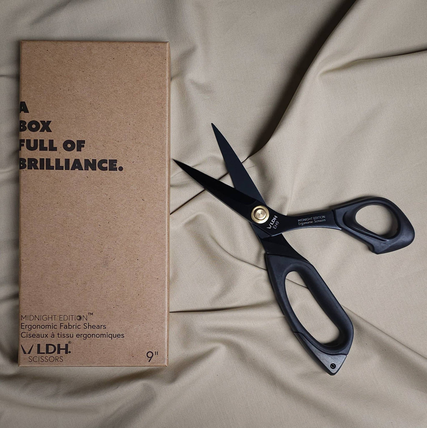 LDH | Midnight Edition Ergonomic Scissors | 9" (23 cm)